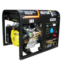 Бензиновый генератор сварочный Huter DY6500LXW, с колёсами